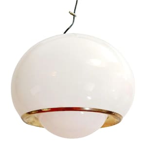 Space Age, Meblo Guzzini Gold Bud Pendellampe, Jugoslawien 60er Jahre