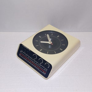 Adriano Rampoldi Radio-Clock for Europhon - Italy 70s
