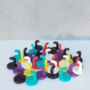 Vintage Clothes Hooks - Memphis Style from Yugoslavia 80&#39;s