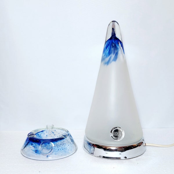 Energoprojekt Anniversary Set of Lamp and Ashtrays made of Murano Glass from Yugoslavia in the 70s