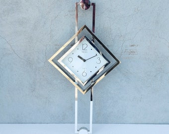 Seiko Vintage Wall Clock, 1960s Japanese Art Deco Design - Etsy