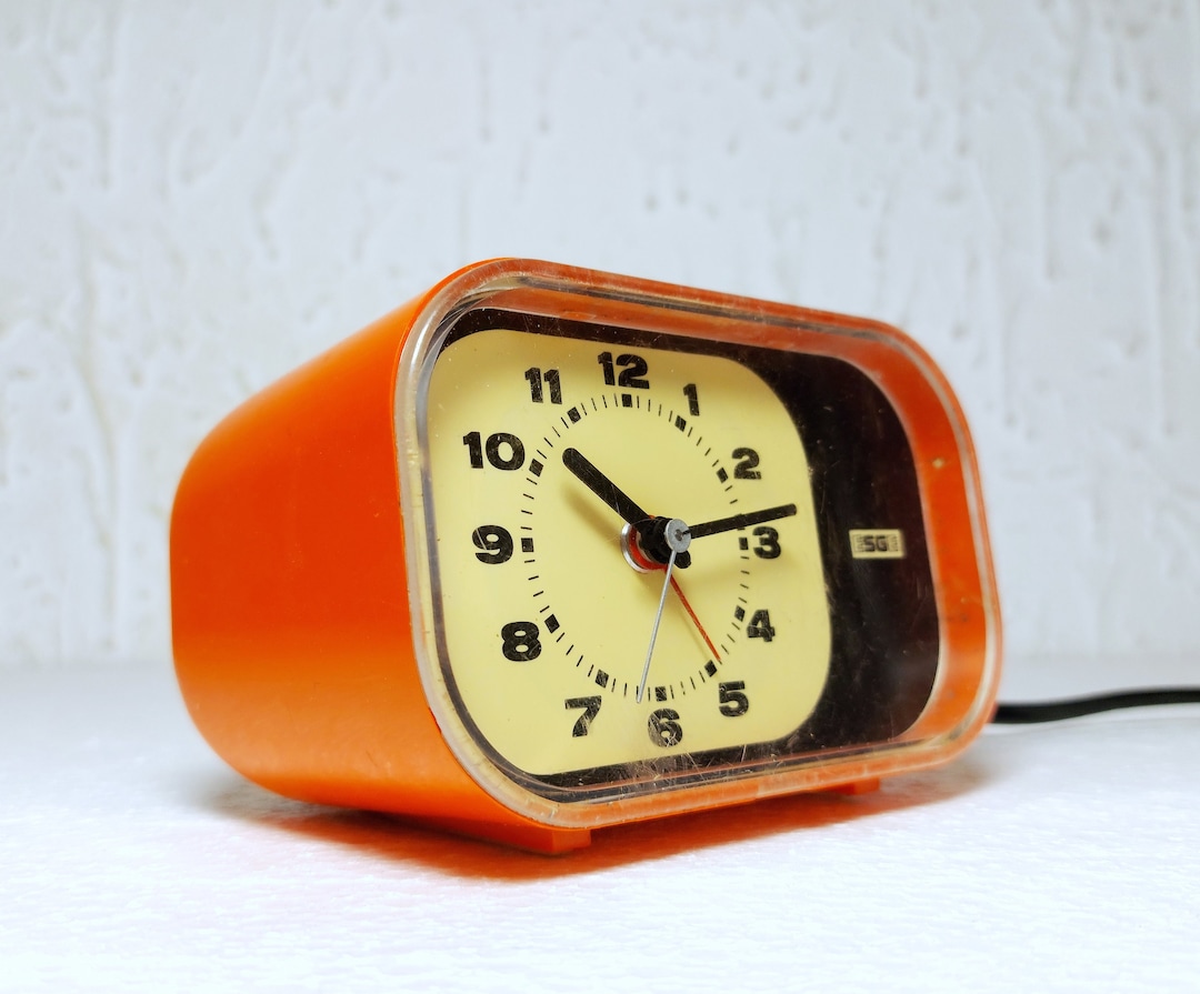 Vintage ESGE Electric Alarm Clock Germany 70s Etsy
