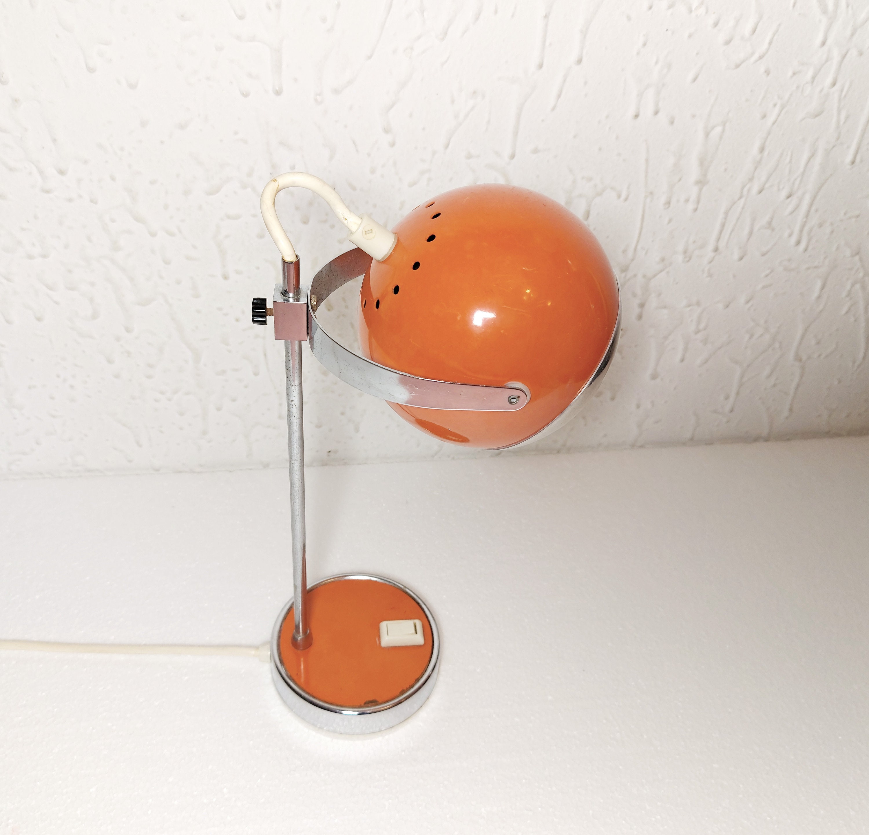 Vintage Eye Ball Space Age Table Lampa 70s Etsy Australia