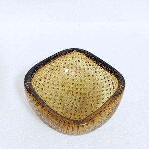 Carlo Scarpa for Venini, Murano Bullicante Glass Bowl, Italy 50s
