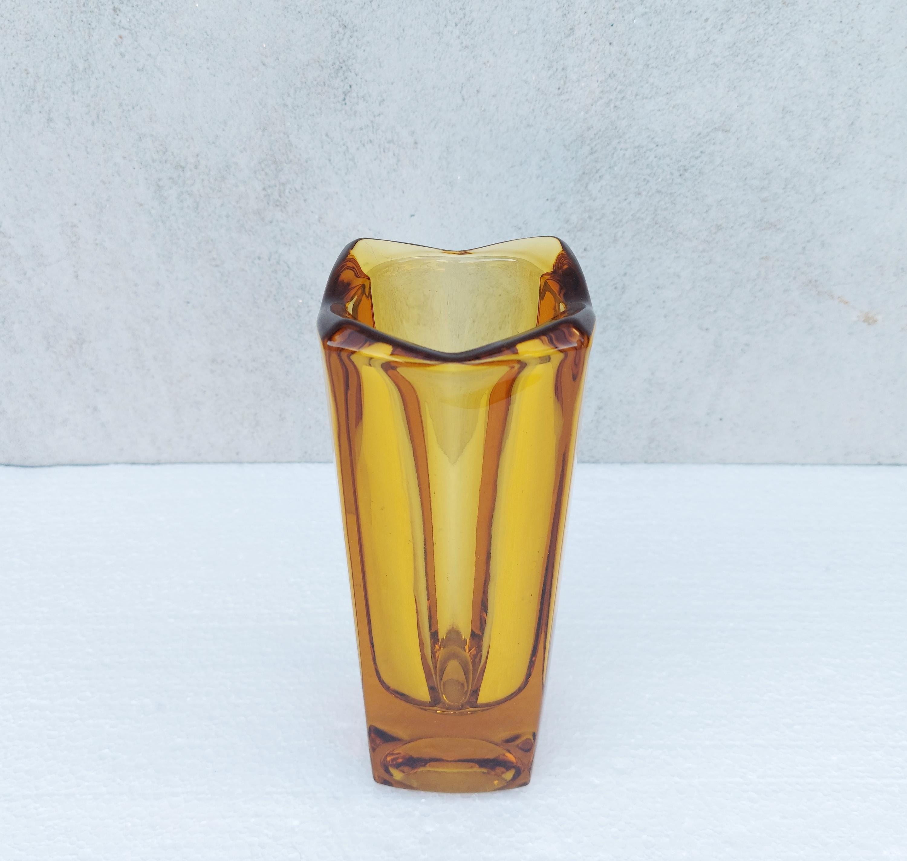 Czech Sklo Vase - Etsy