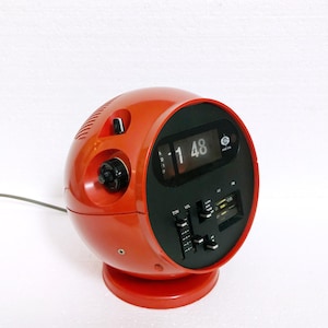 Space Age, Grand Star GS-969 Flip Clock with Radio, Alarm and Timer from 1974