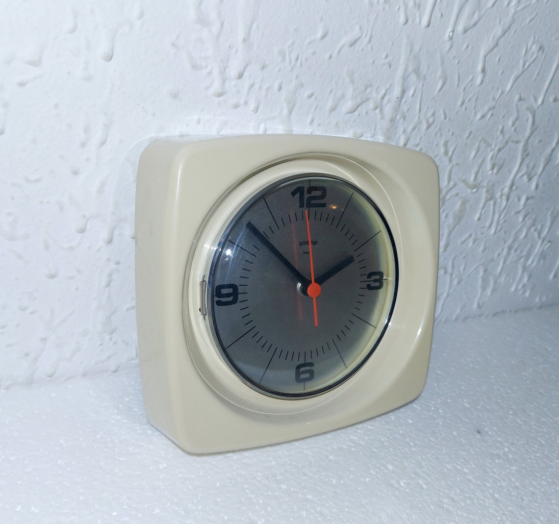 Gorenje Quartz Wall Clock / Space Age Wall Clock / Mid Century Etsy