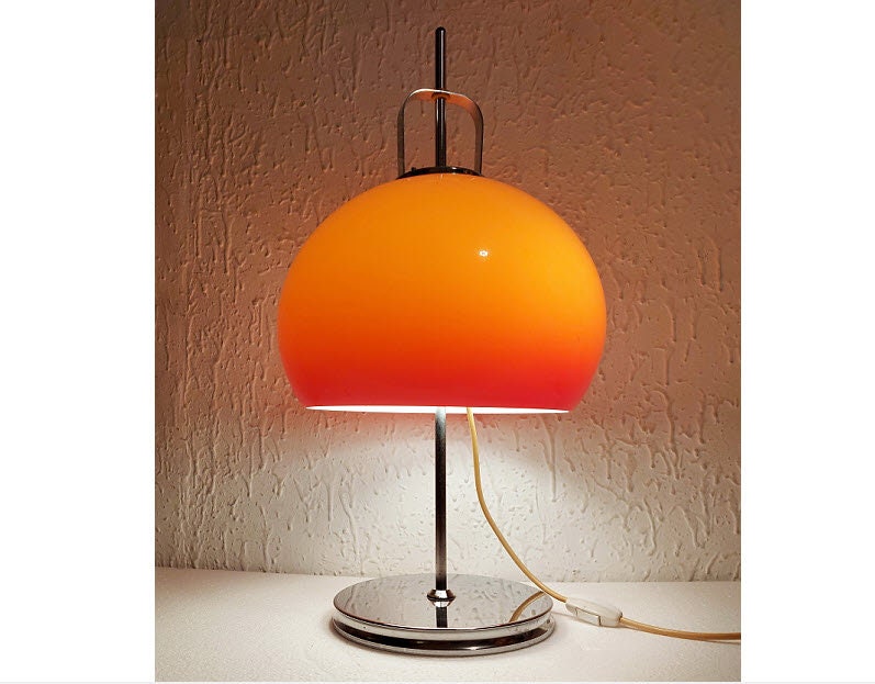 Space Age, Guzzini Lucerna Table Lamp by Luigi Massoni, Italy