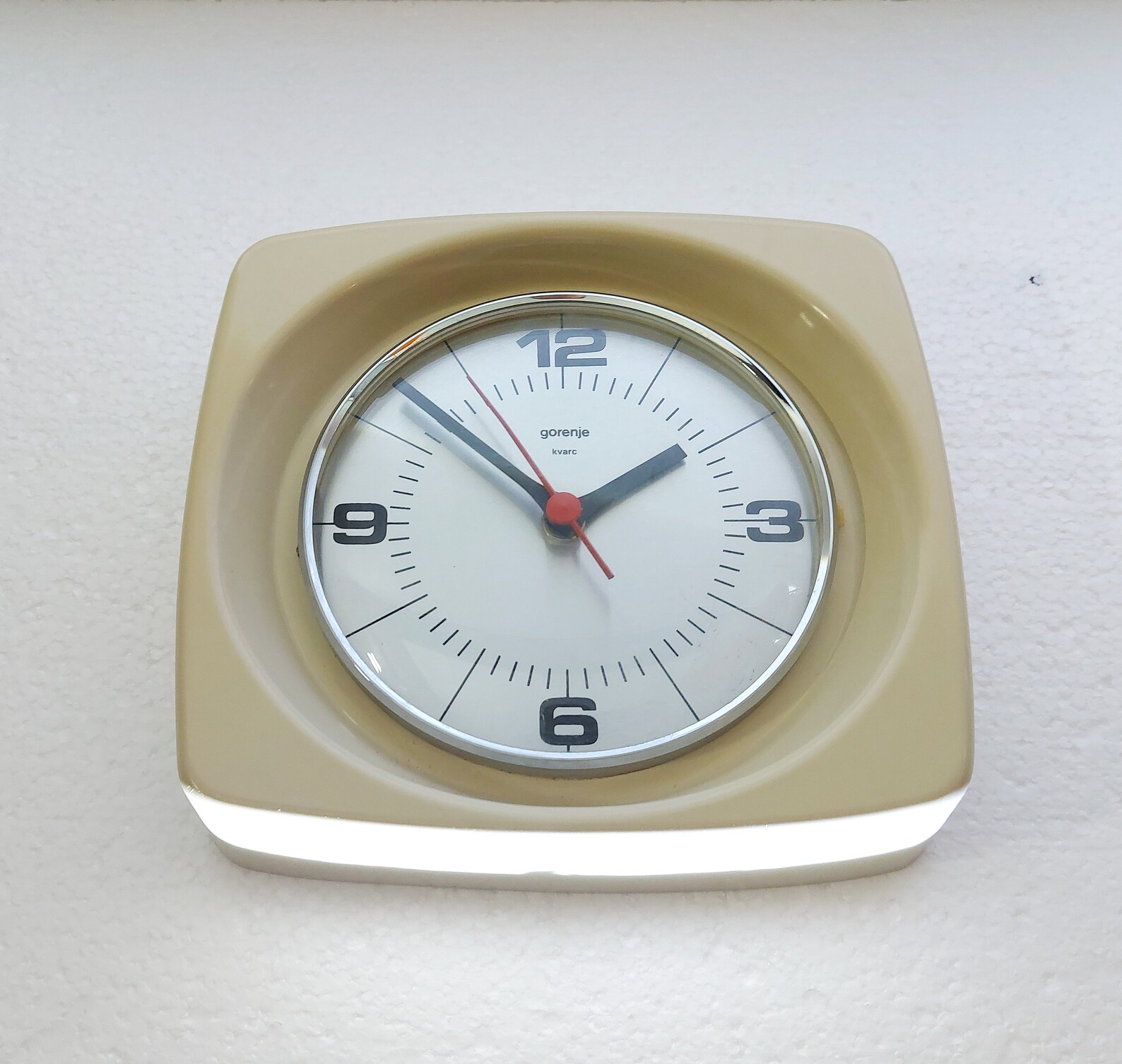 Gorenje Quartz Wall Clock / Space Age Wall Clock / Mid Century Etsy