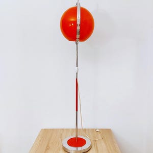 Space Age, Globe Opal Glass Floor Lamp, Yugoslavia 70&#39;s