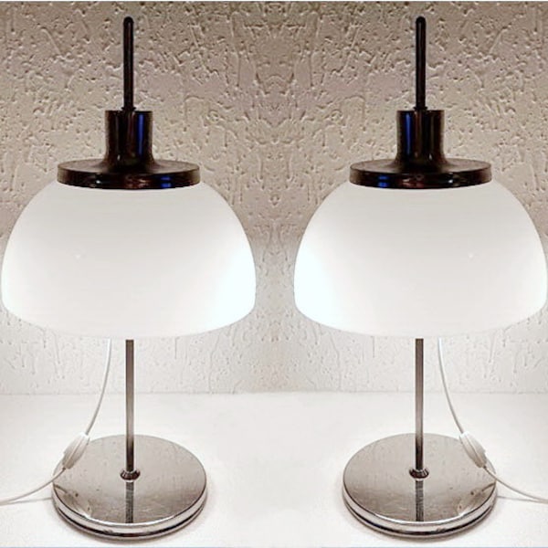 1 of 2 Meblo Guzzini Faro Table Lamps - Yugoslavia 70s