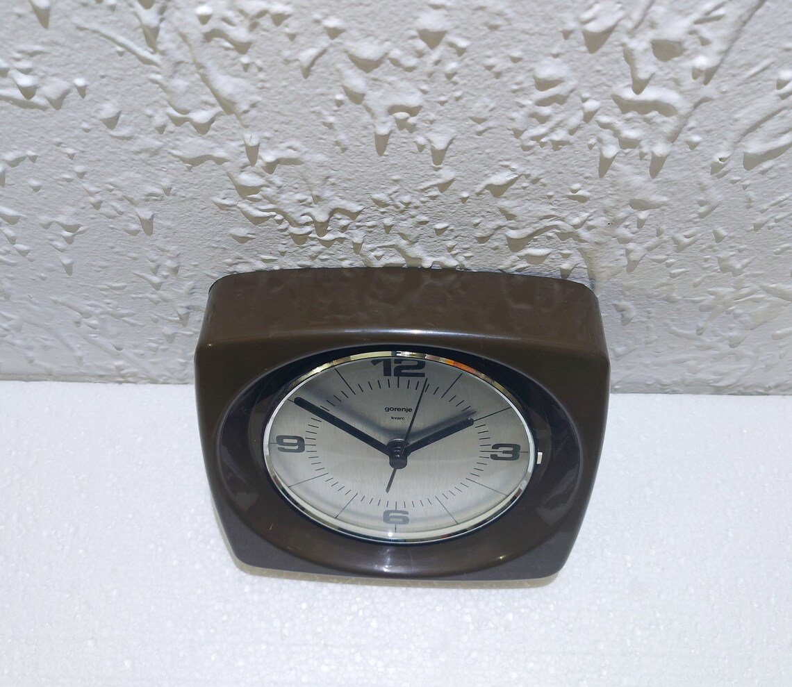Gorenje Quartz Wall Clock / Space Age Wall Clock / Mid Century Etsy