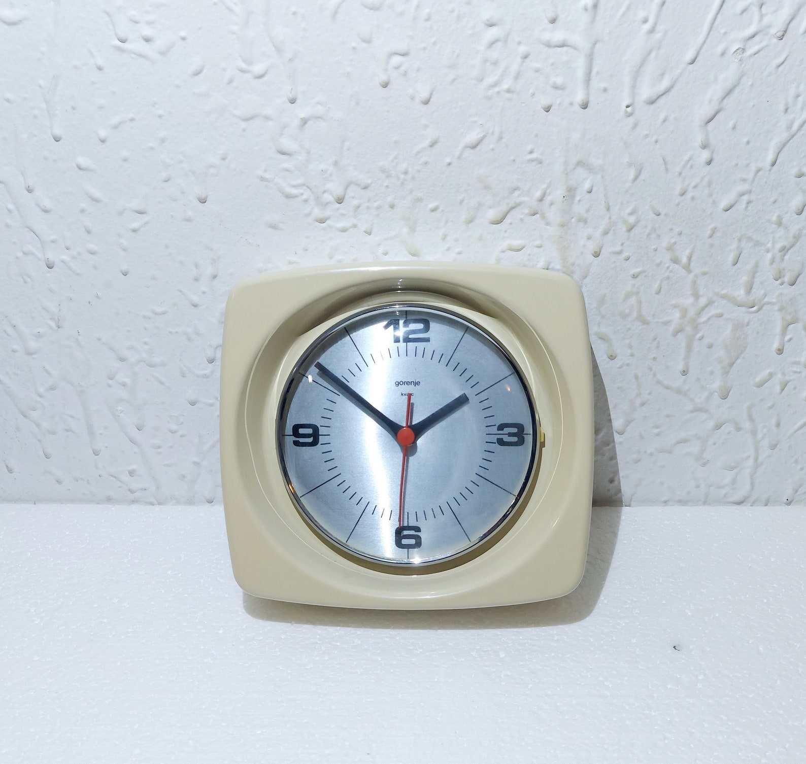 Gorenje Quartz Wall Clock / Space Age Wall Clock / Mid Century Etsy