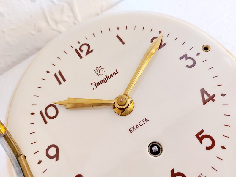 Junghans Exacta Ceramic Kitchen Mechanical Wall Clock With Etsy
