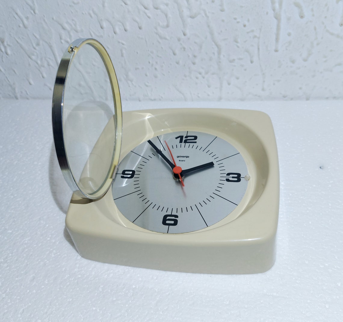 Gorenje Quartz Wall Clock / Space Age Wall Clock / Mid Century Etsy