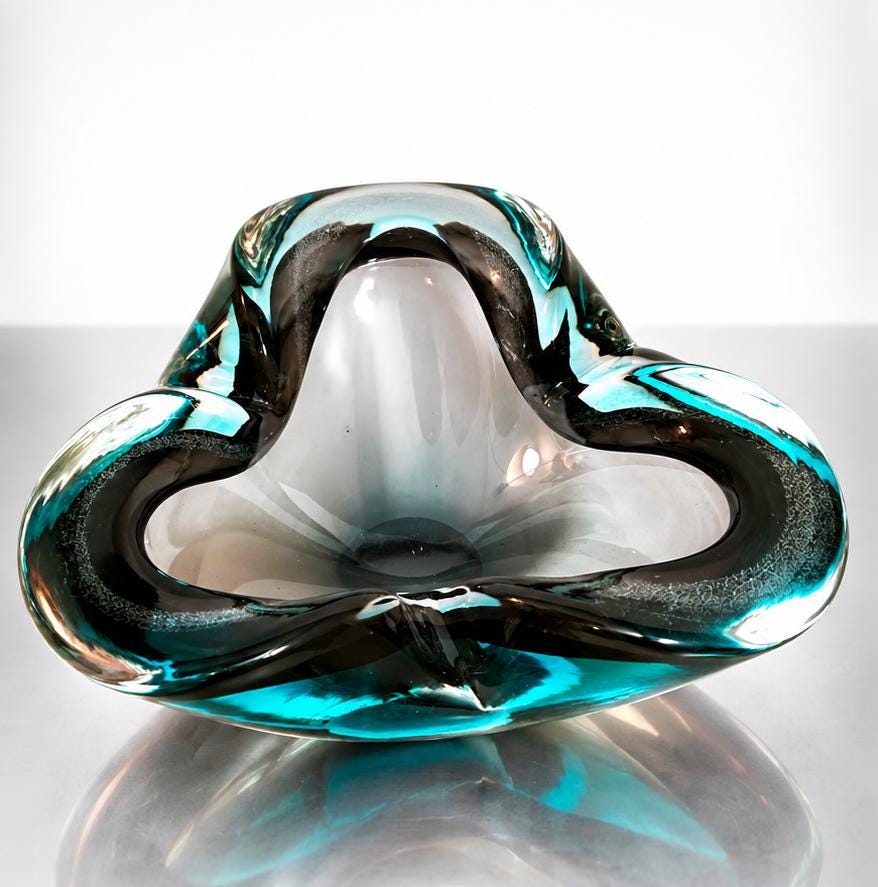 Murano glass ashtray - Etsy 日本