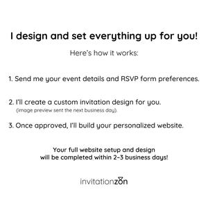 Minimalist Photo Digital Wedding Invitation & RSVP Website image 7