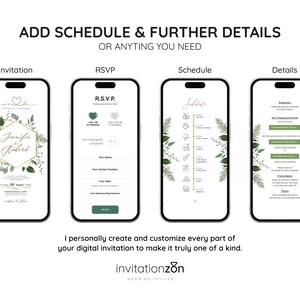 Minimalist Photo Digital Wedding Invitation & RSVP Website image 3