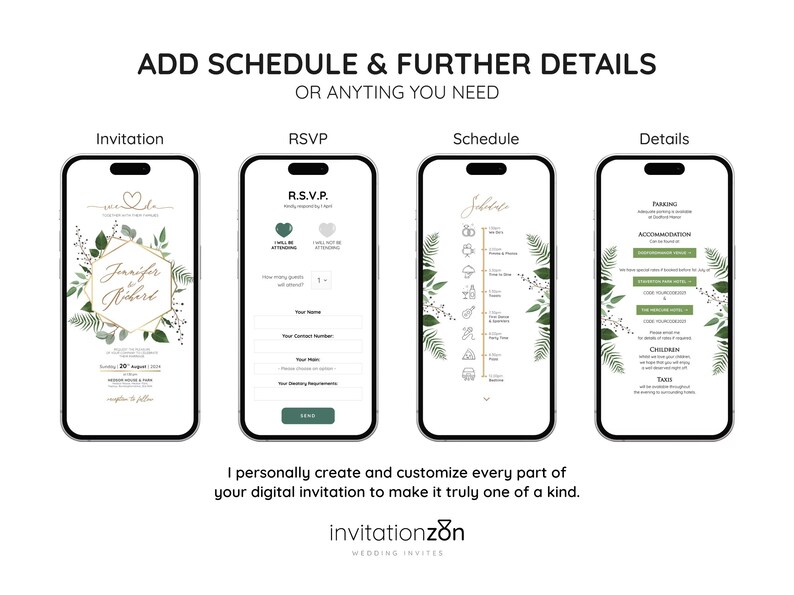 Minimalist Photo Digital Wedding Invitation & RSVP Website image 3