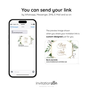 Minimalist Photo Digital Wedding Invitation & RSVP Website image 5
