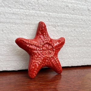 Handmade Croatian Ceramic Magnet, Colorful Ceramic Starfish, Ceramic Sea Star, Authentic Croatian Souvenir Gift, Made In Croatia Gift