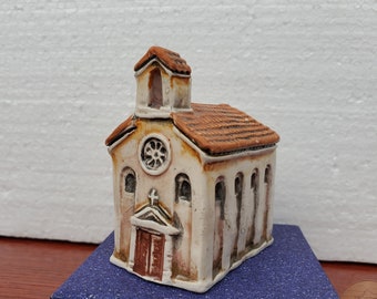 Authentic Ceramic Croatian Church Authentic Croatian Souvenir Gift, Made In Croatia Gift Handmade Ceramic Unique Hand Sculpted Ceramics