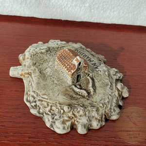 Croatia, Ceramic Church on San Marino Island, Authentic Croatian Souvenir Gift, Handcrafted In Croatia Gift, Unique Handmade Ceramics