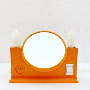 Vintage ELMA Space Age Make Up Mirror -  Magnifying Mirror, Yugoslavia 70s