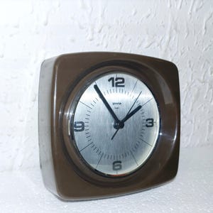 Vintage Gorenje Quartz Wall Clock - Space Age Design 1970s