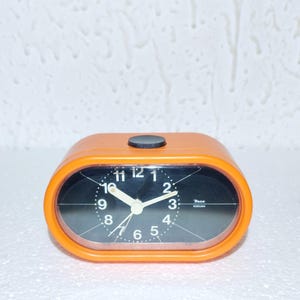 Vintage INSA Alarm Clock - Space Age Design - Made in Yugoslavia 70s