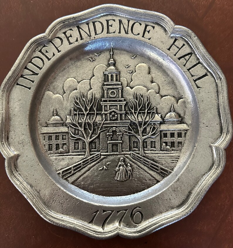 Vintage Sexton USA 1973 Pewter Decorative Wall Plates sold Separately