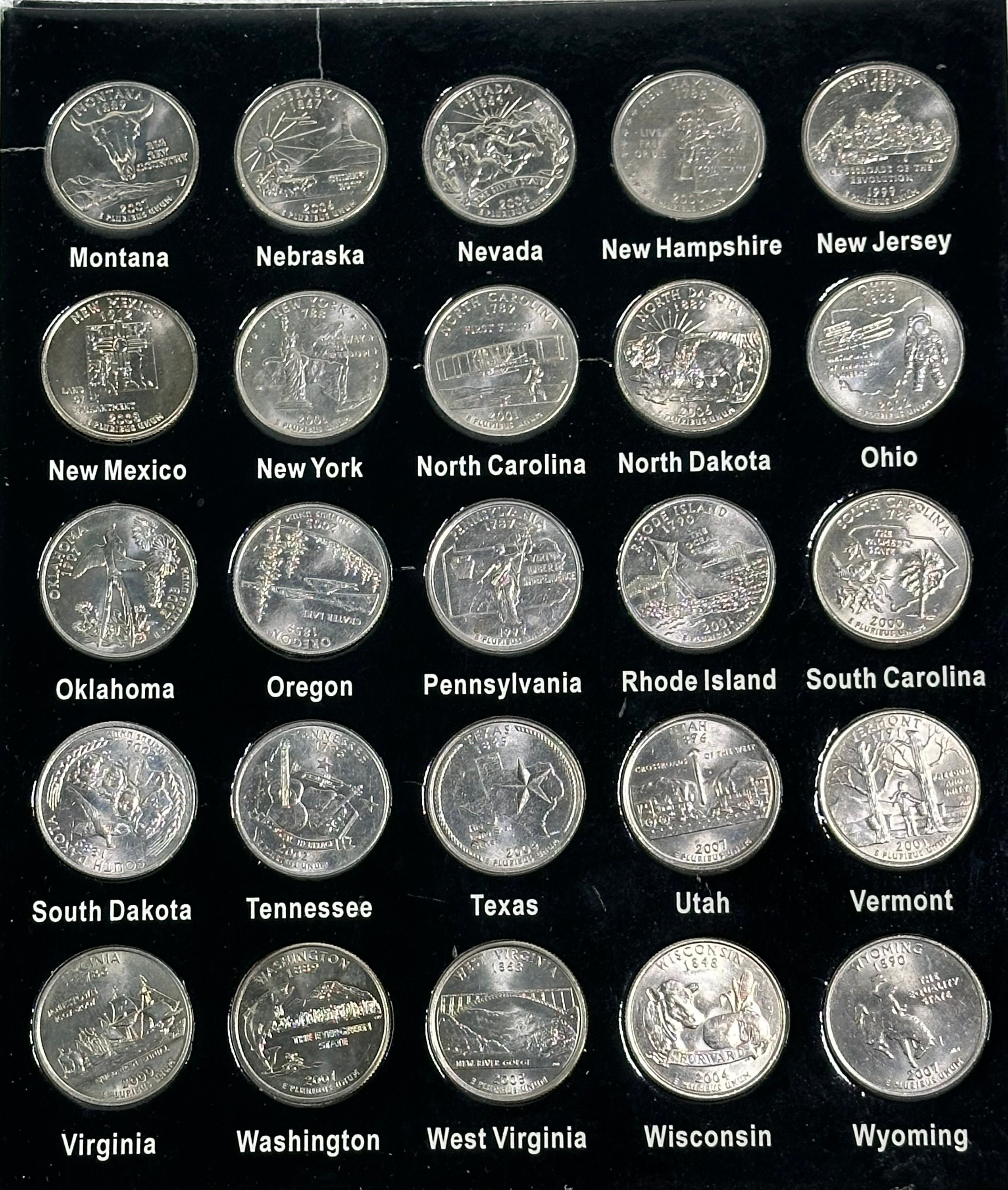 Commemorative Quarters Of The United States Fifty States Quarter Collection Full Album of All 50 Coins - Etsy