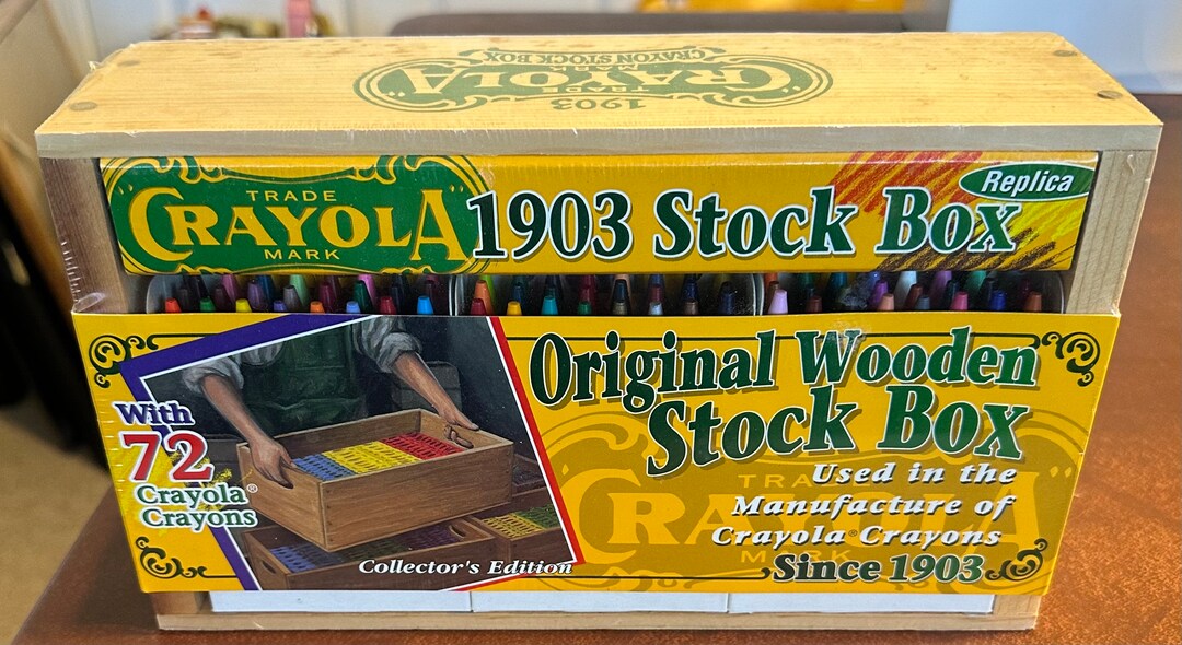 Crayola Crayons 1903 Stock Box Replica - Etsy