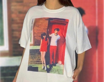 The White Stripes Graphic Tee | Vintage T Shirt Rock Music Retro Band Tee | Seven Nation Army Y2k Indie Clothing Iconic Artist Jack White