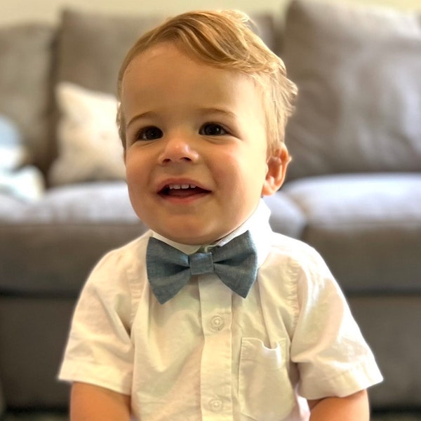 Bow tie for boys, Ring bearer outfit, Boys bow ties, Bow tie for wedding, Bow tie for baby toddler, Boy formal wear, Solid colors