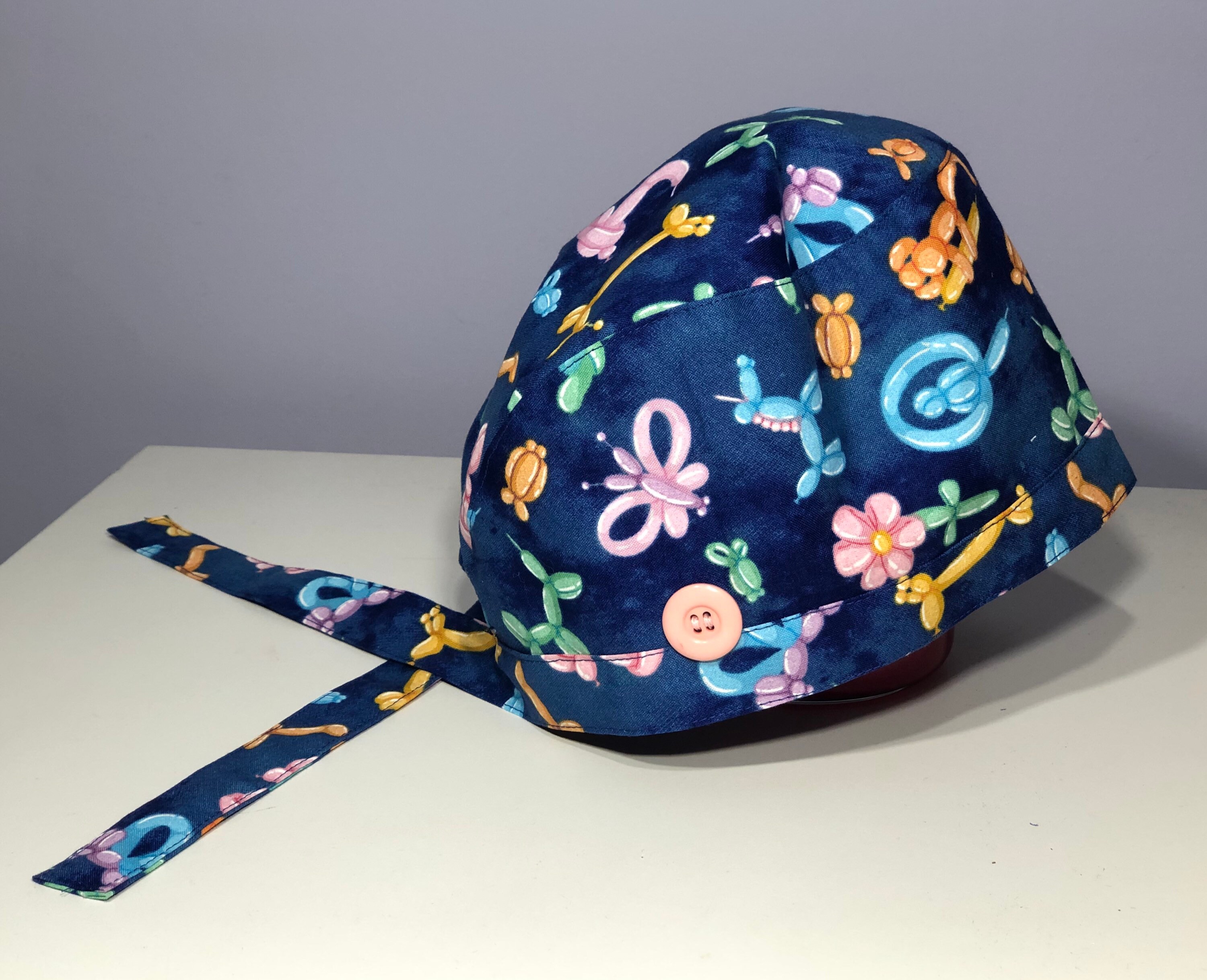 Animal Print Scrub Cap for Nurses 