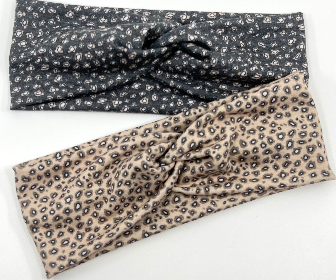 Cheetah Print Headband, Leopard Print Headband, Nurse Headband With