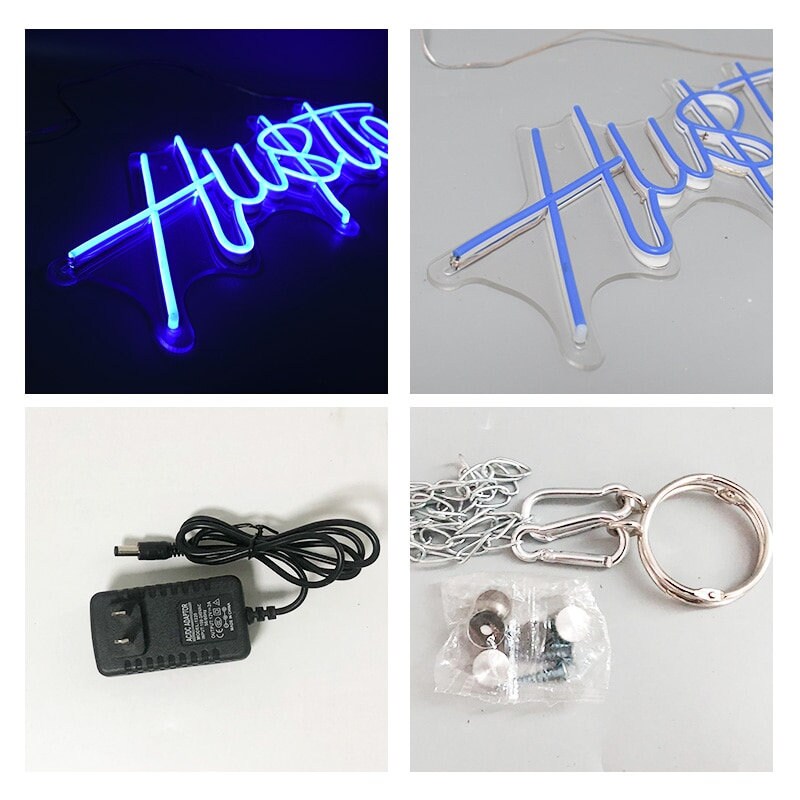 Hustle Neon Sign Hustle LED Neon Sign Custom Neon Signs Led - Etsy