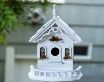 Victorian Pedestal Bird House / Birdhouse / Birdhouses / Birds / Feeders / Bird Feeders / Garden / Home and Garden / Crafts / Craft