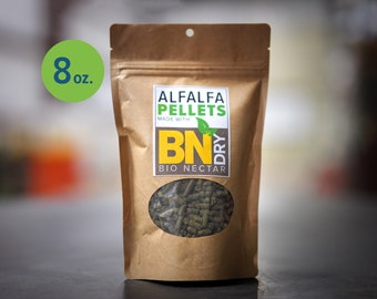 Natural Alfalfa Pellets with Bio Nectar Dry - 8 oz