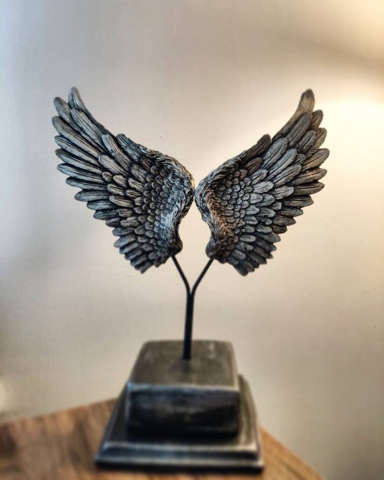 Vintage Angel Wings Sculpture Vintage Angel Statue Vintage | Etsy