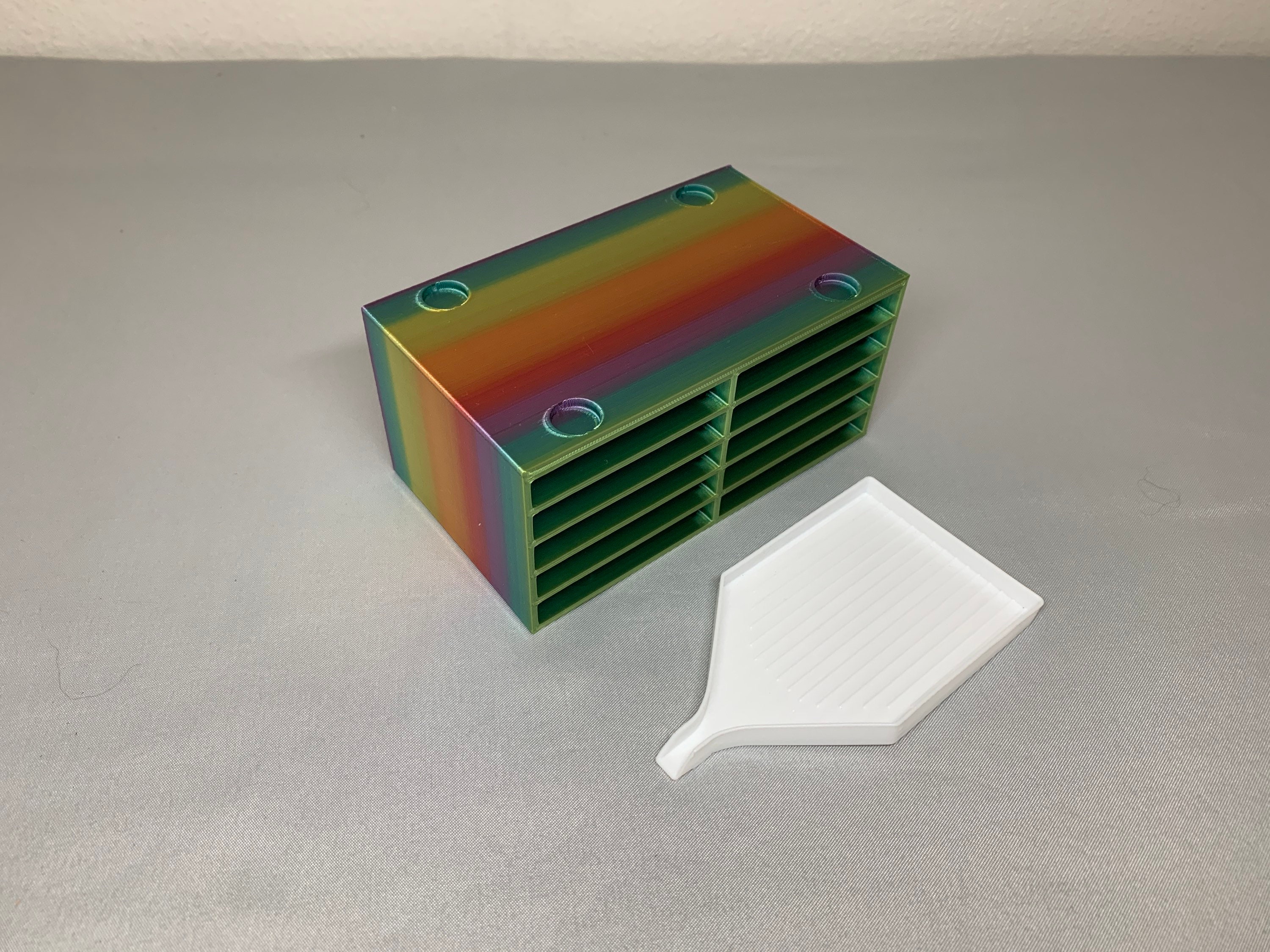 Rainbow Diamond Painting Tray Shelf Organizer Stackable Fits Standard