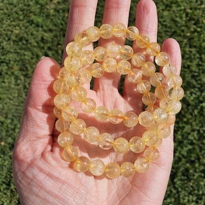 Citrine 8mm bracelet