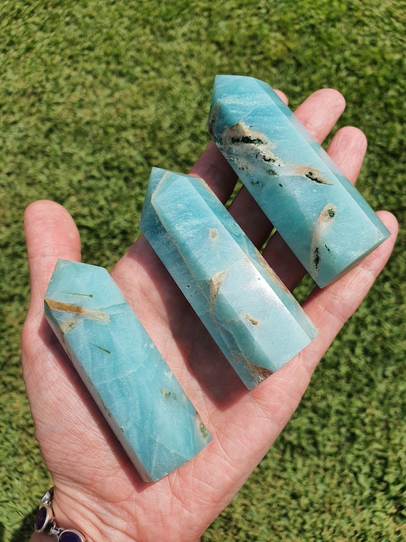ブルーアラゴナイトタワー - Etsy 日本