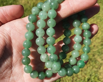 Green Aventurine 8mm bead bracelet