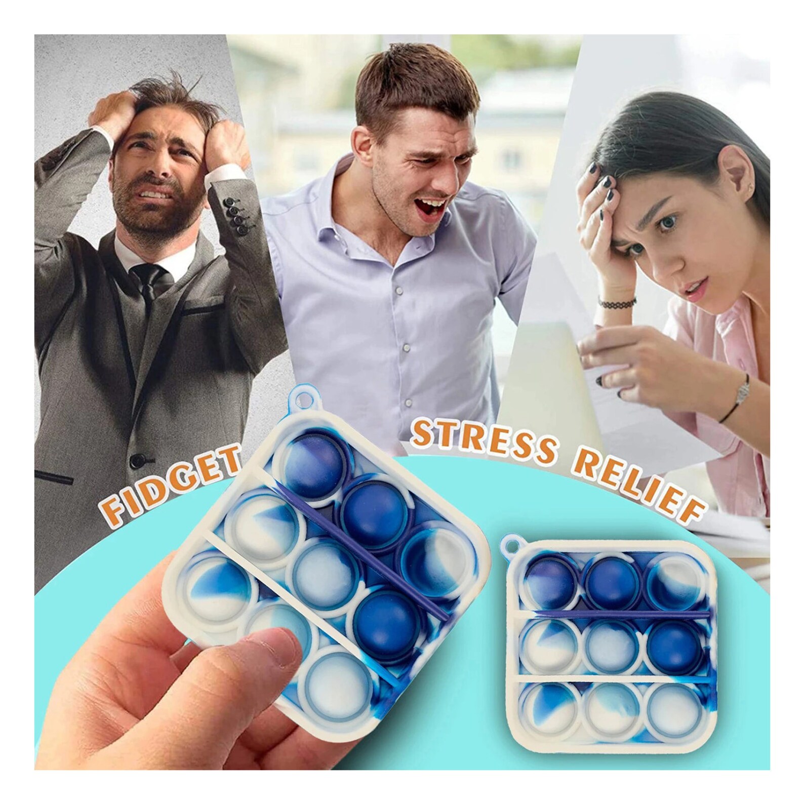 Mini Pop It triple dimple triple dimples triple simple Etsy