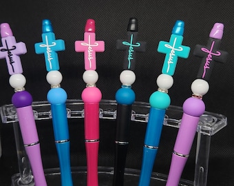 Faith Based Themed Beadable Pens Beaded Pens #3 - Etsy Israel Faith Based Themed Beadable Pens Beaded Pens #3 - Etsy Israel