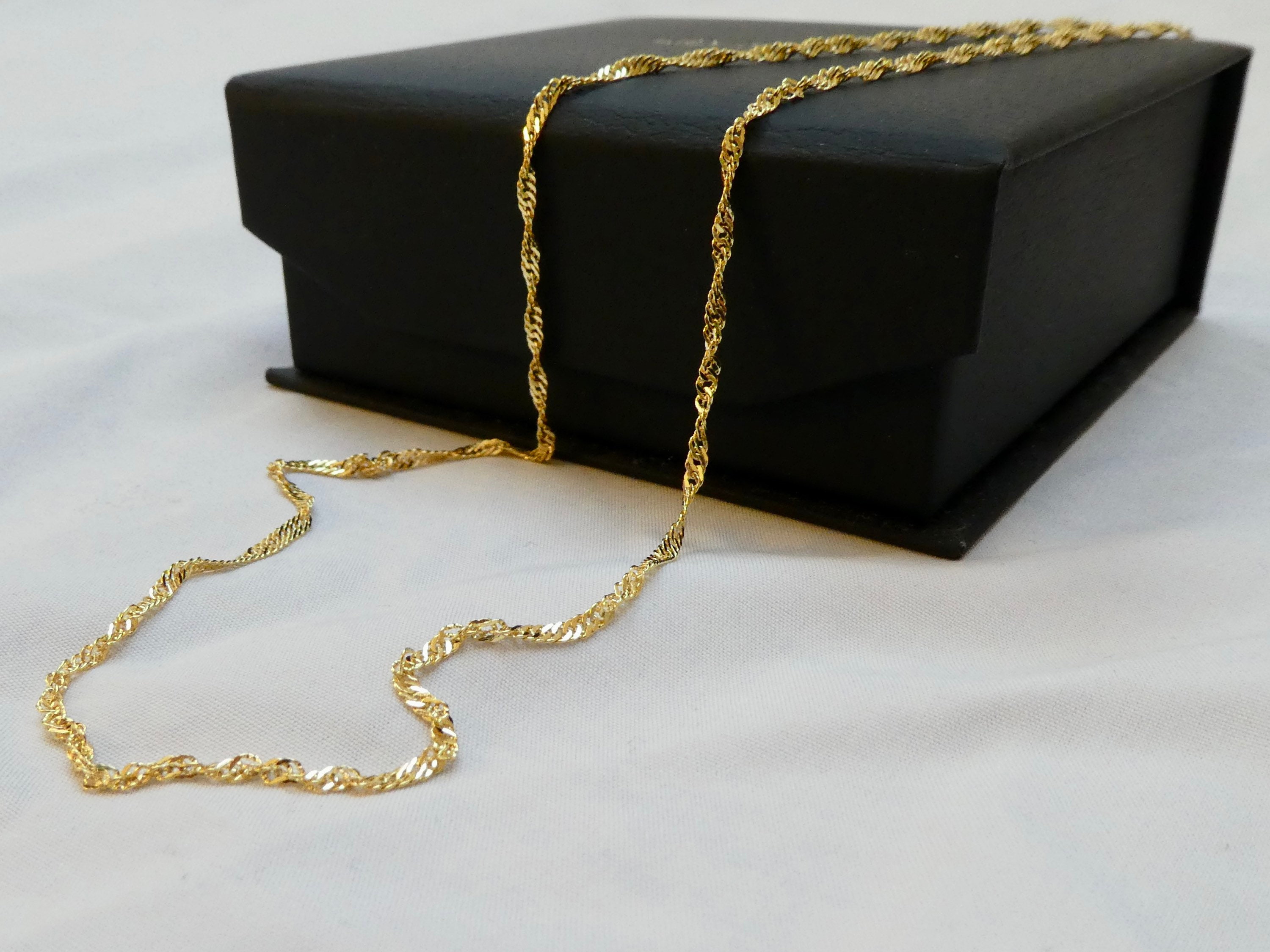 Gold Chain Necklace // Sterling Silver 