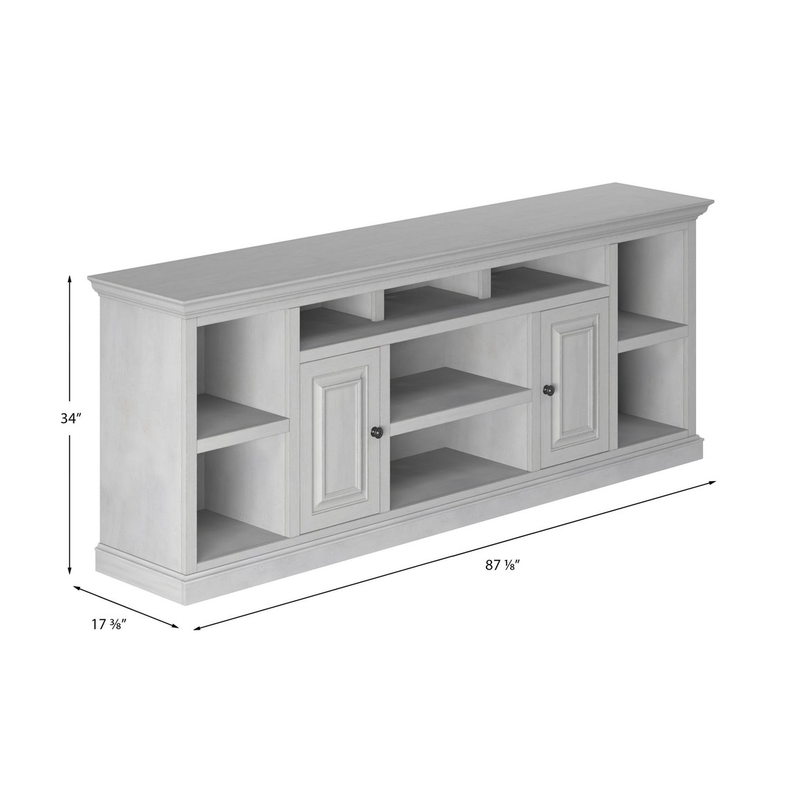 Modern Fully Assembled TV Stand Jasmine White Distressed Etsy