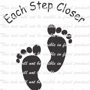 Baby Footprint Instant Download SVG, PNG, EPS, dxf, jpg digital download